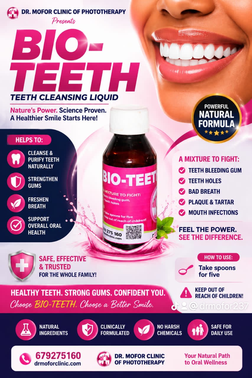 BIO-TEETH Cleansing Liquid flyer